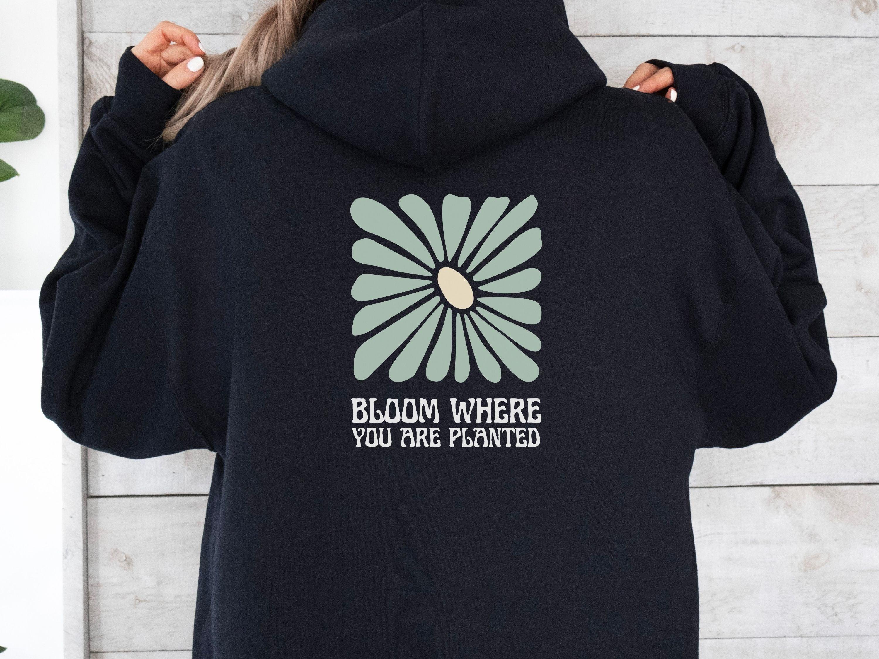Bloom Where You Are Planted Hoodie-Neurodiversity, ADHD & Autism Awareness & Acceptance Hoodie by Daily Bloom