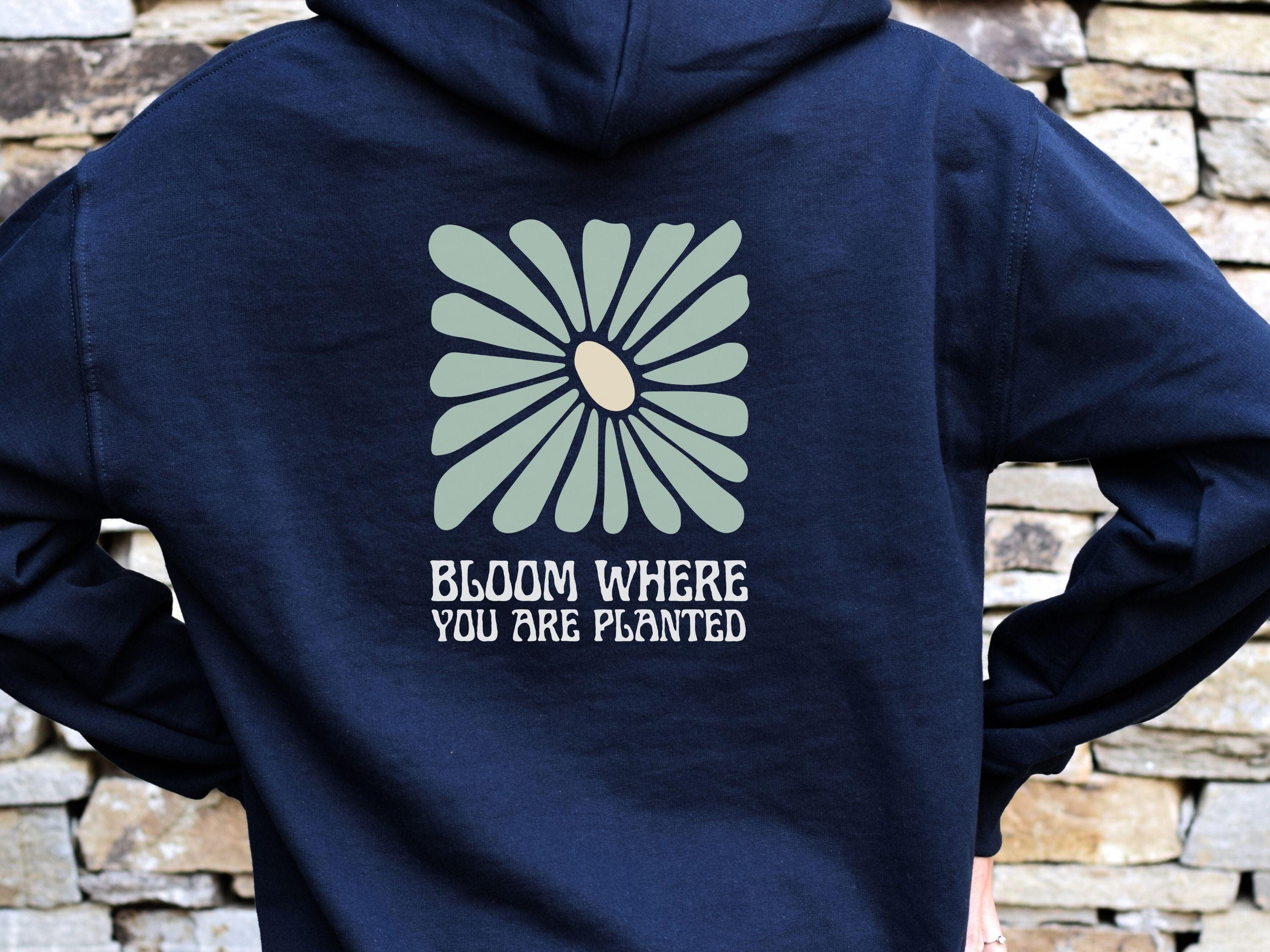 Bloom Where You Are Planted Hoodie-Neurodiversity, ADHD & Autism Awareness & Acceptance Hoodie by Daily Bloom