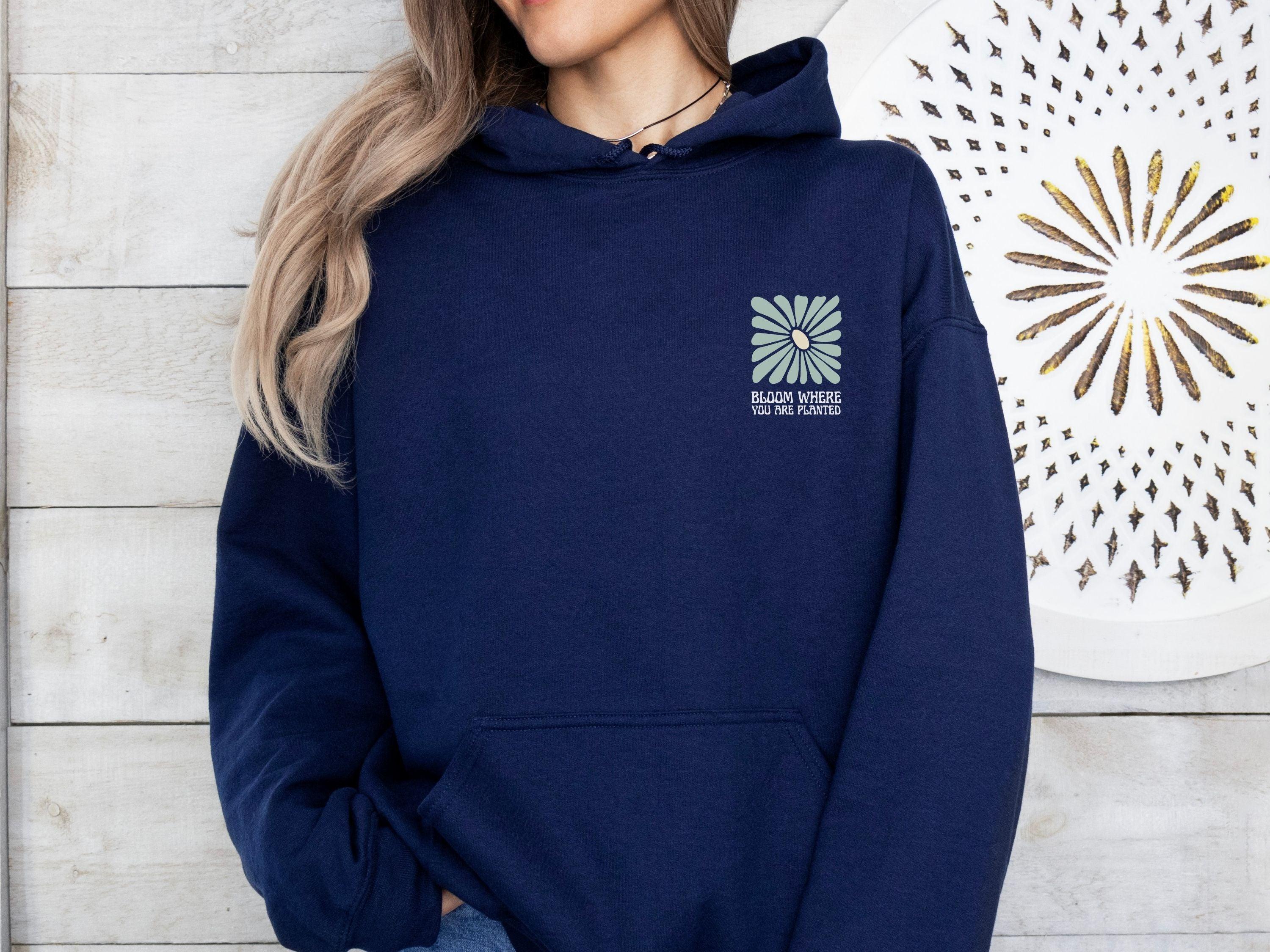 Bloom Where You Are Planted Hoodie-Neurodiversity, ADHD & Autism Awareness & Acceptance Hoodie by Daily Bloom