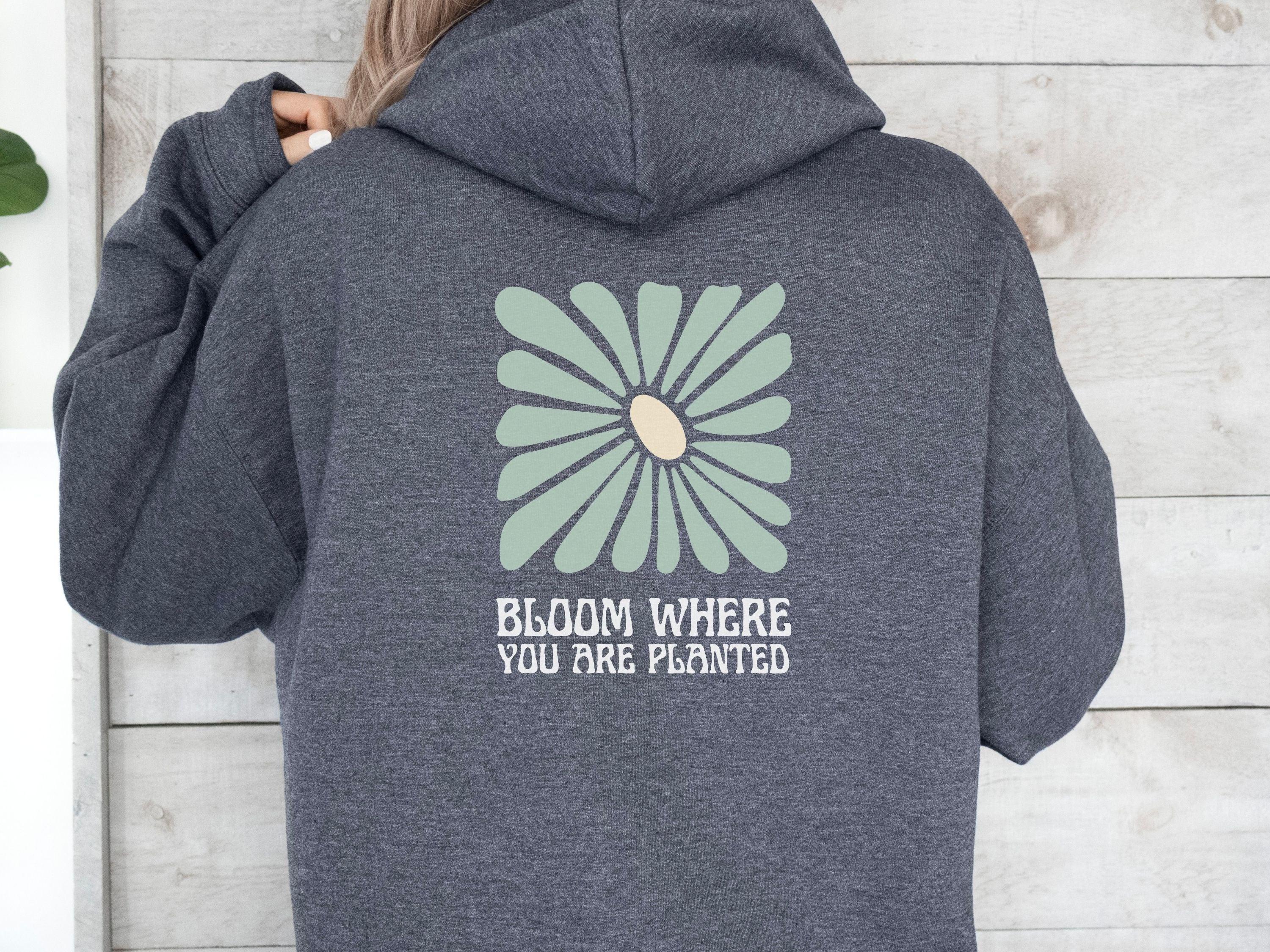 Bloom Where You Are Planted Hoodie-Neurodiversity, ADHD & Autism Awareness & Acceptance Hoodie by Daily Bloom