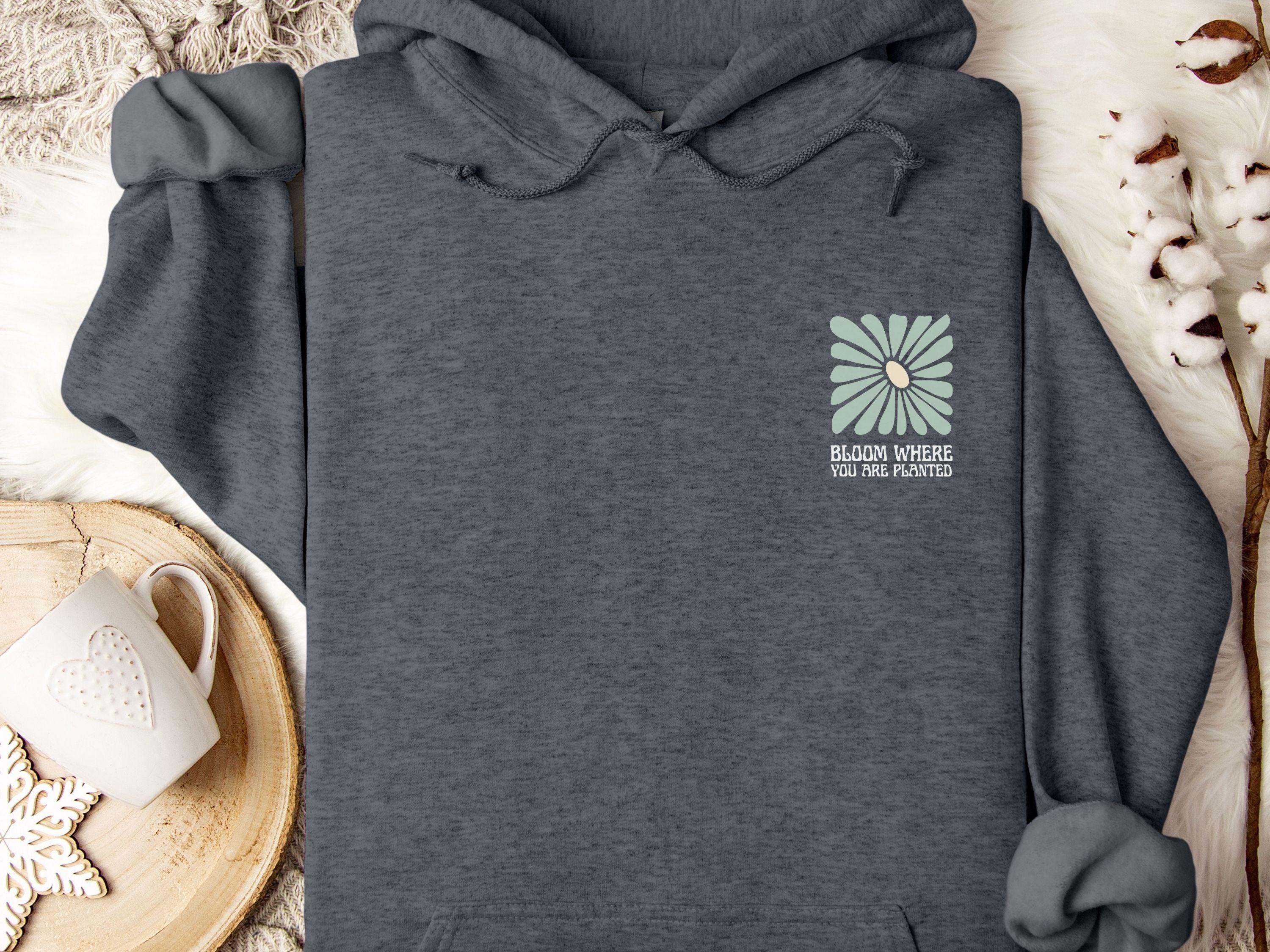 Bloom Where You Are Planted Hoodie-Neurodiversity, ADHD & Autism Awareness & Acceptance Hoodie by Daily Bloom