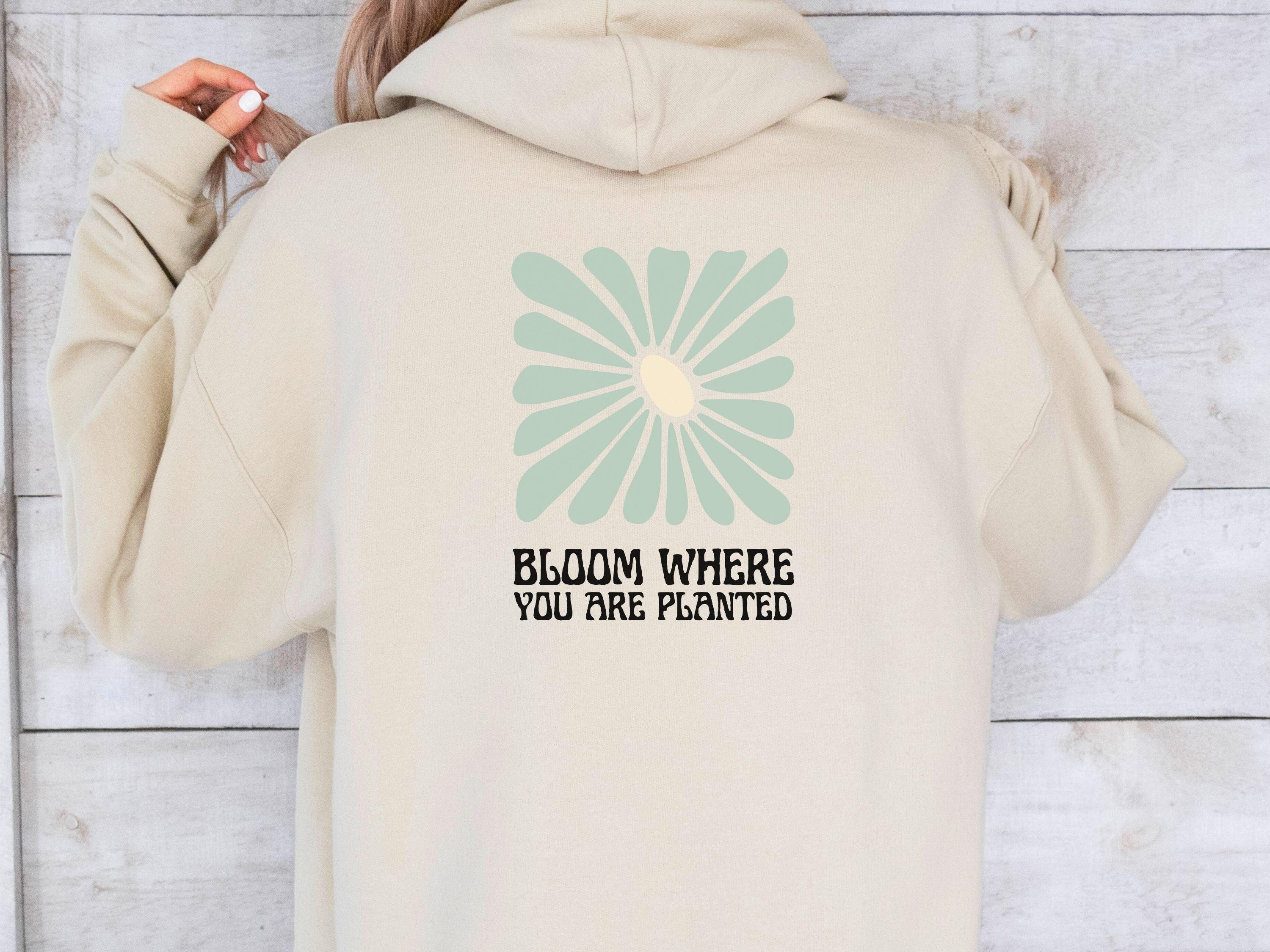 Bloom Where You Are Planted Hoodie-Neurodiversity, ADHD & Autism Awareness & Acceptance Hoodie by Daily Bloom