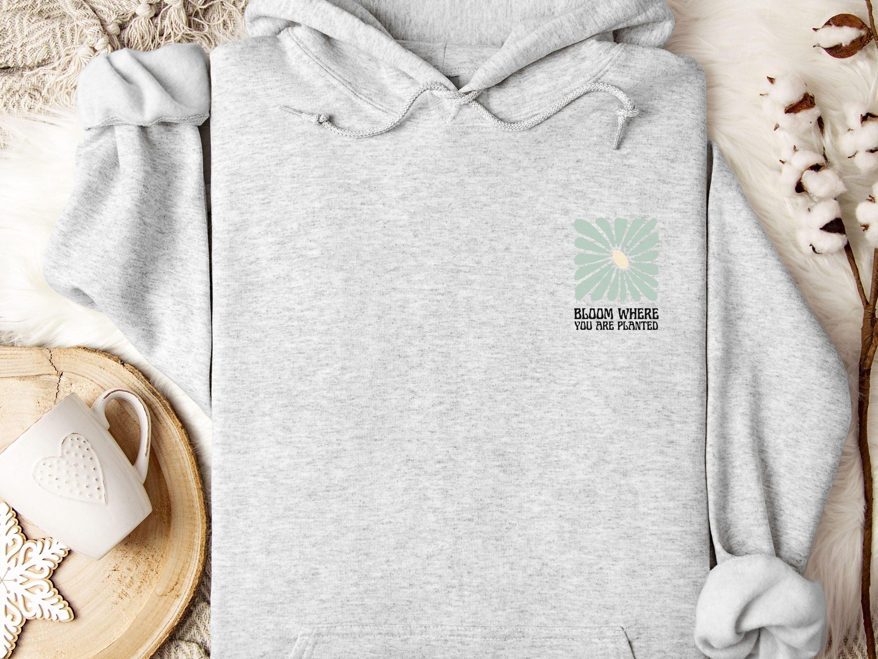 Bloom Where You Are Planted Hoodie-Neurodiversity, ADHD & Autism Awareness & Acceptance Hoodie by Daily Bloom