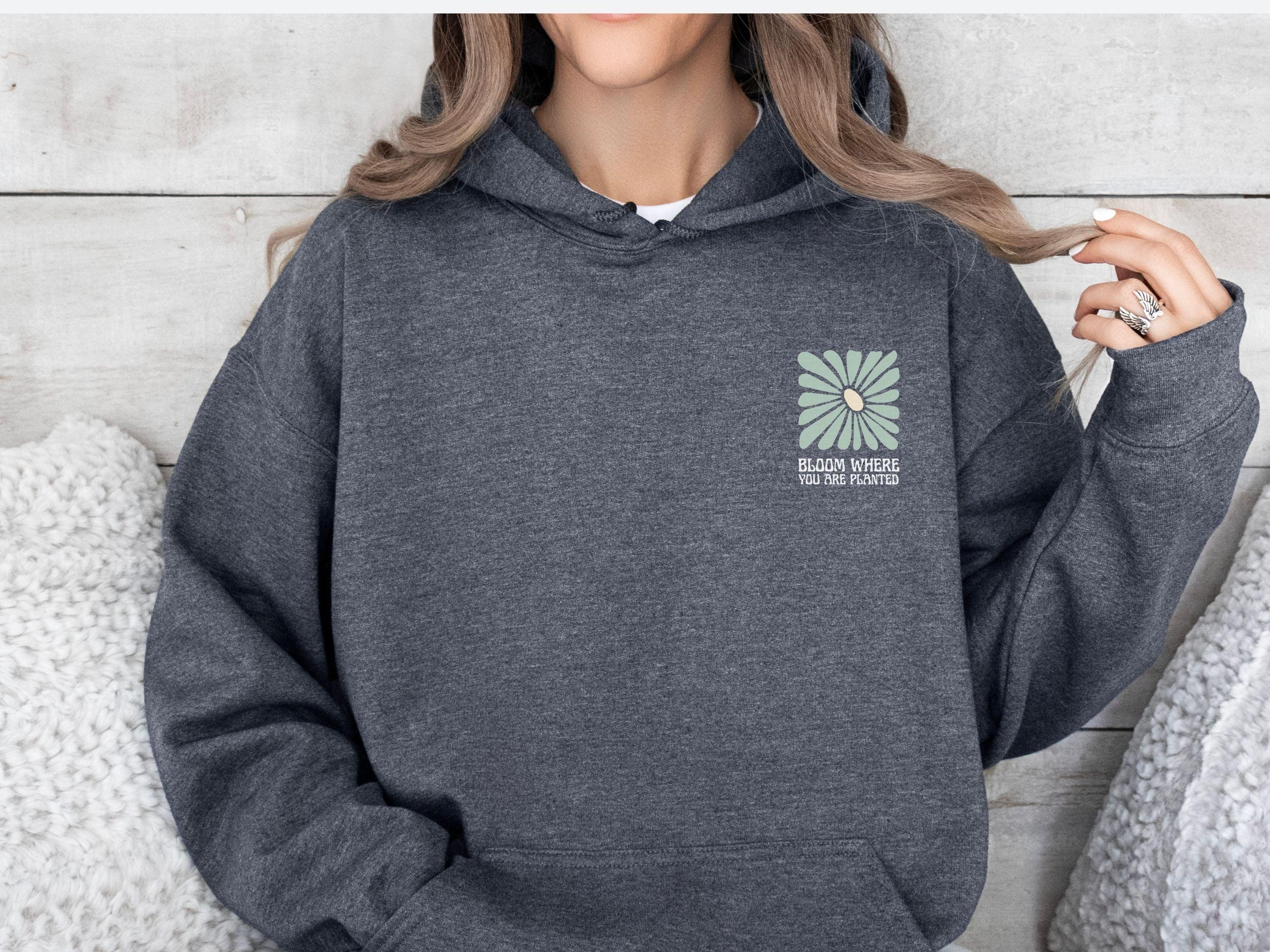 Bloom Where You Are Planted Hoodie-Neurodiversity, ADHD & Autism Awareness & Acceptance Hoodie by Daily Bloom
