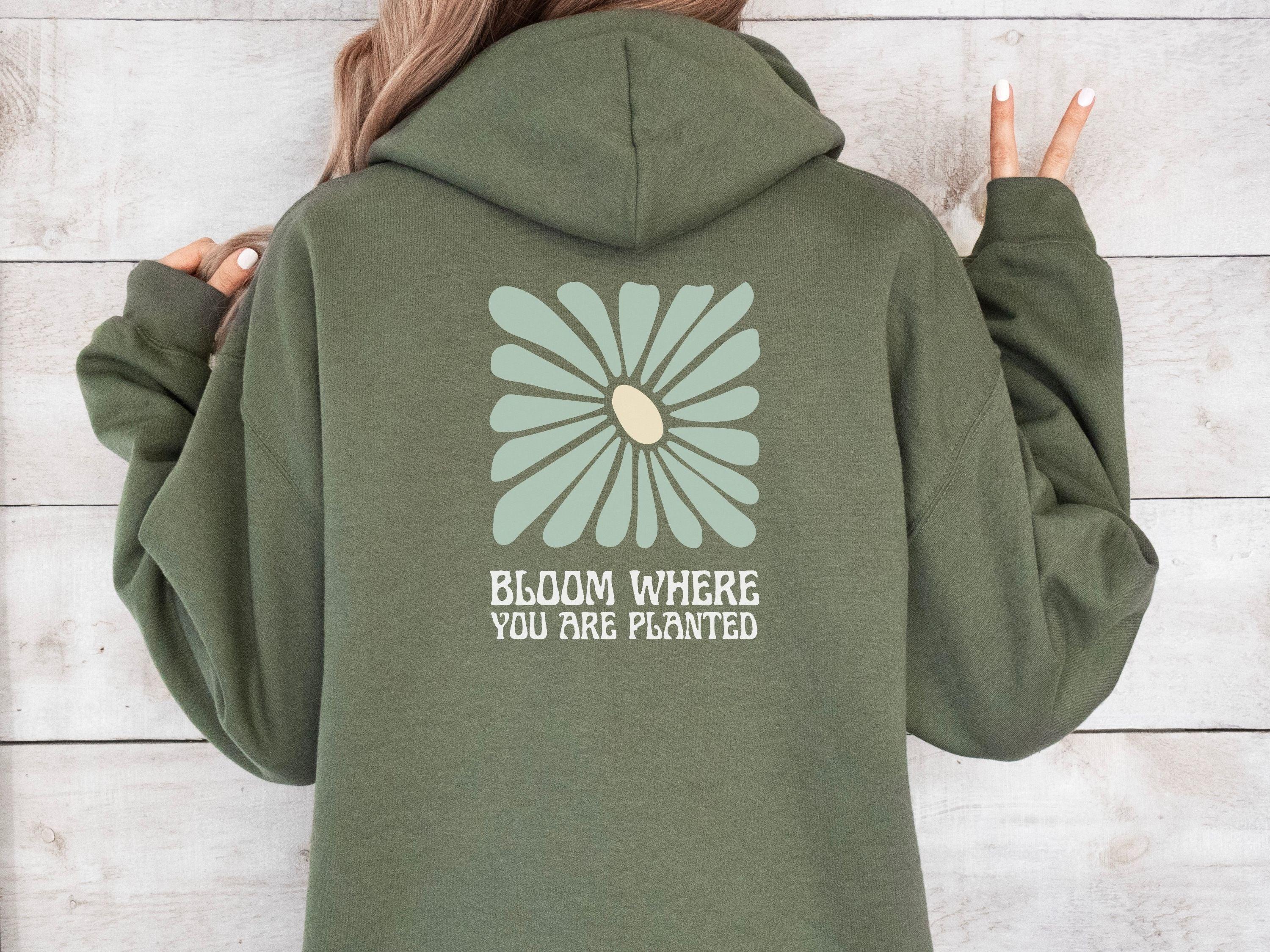 Bloom Where You Are Planted Hoodie-Neurodiversity, ADHD & Autism Awareness & Acceptance Hoodie by Daily Bloom