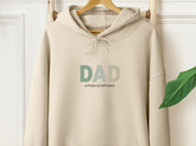 Dad Gradient Men's Hoodie-Sand-Neurodiversity, ADHD & Autism Awareness & Acceptance Hoodie by Daily Bloom