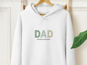 Dad Gradient Men's Hoodie-White-Neurodiversity, ADHD & Autism Awareness & Acceptance Hoodie by Daily Bloom