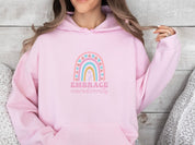 Embrace Neurodiversity Hoodie-Neurodiversity, ADHD & Autism Awareness & Acceptance Hoodie by Daily Bloom