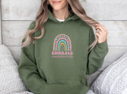 Embrace Neurodiversity Hoodie-Neurodiversity, ADHD & Autism Awareness & Acceptance Hoodie by Daily Bloom