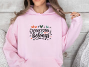 Everyone Belongs Love Hearts Hoodie-Neurodiversity, ADHD & Autism Awareness & Acceptance Hoodie by Daily Bloom