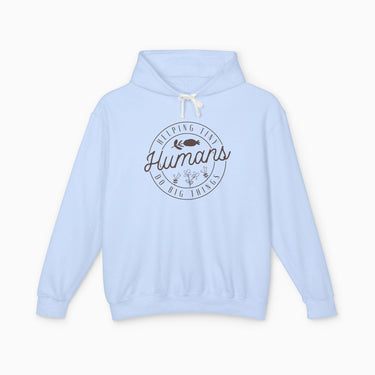 Autism Hoodie - Helping Tiny Humans Do Big Things Comfort Colors Lightweight Hoodie - Daily Bloom