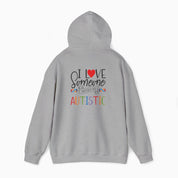 Autism Hoodie By Daily Bloom I Love Someone Who Is Autistic Hoodie Sport Grey / S