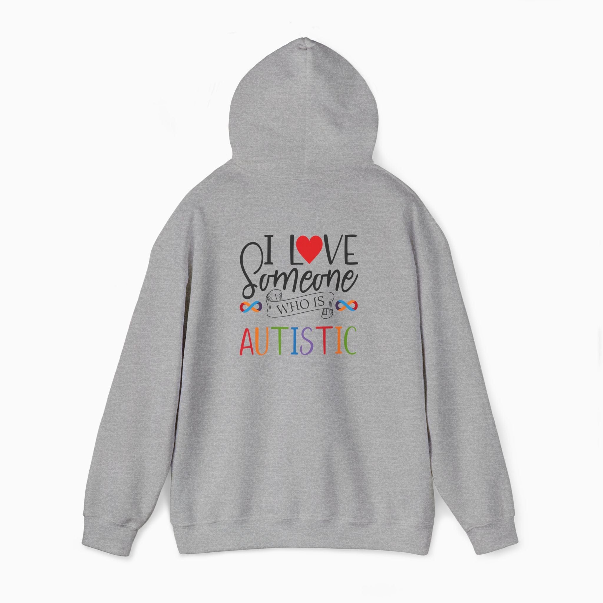 Autism Hoodie By Daily Bloom I Love Someone Who Is Autistic Hoodie Sport Grey / S