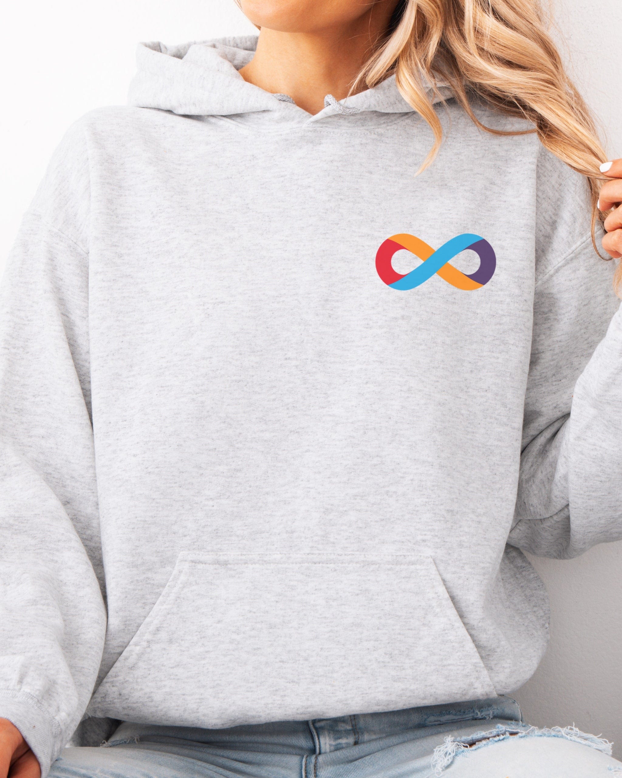 I Love Someone With Autism Hoodie-Neurodiversity, ADHD & Autism Awareness & Acceptance Hoodie by Daily Bloom