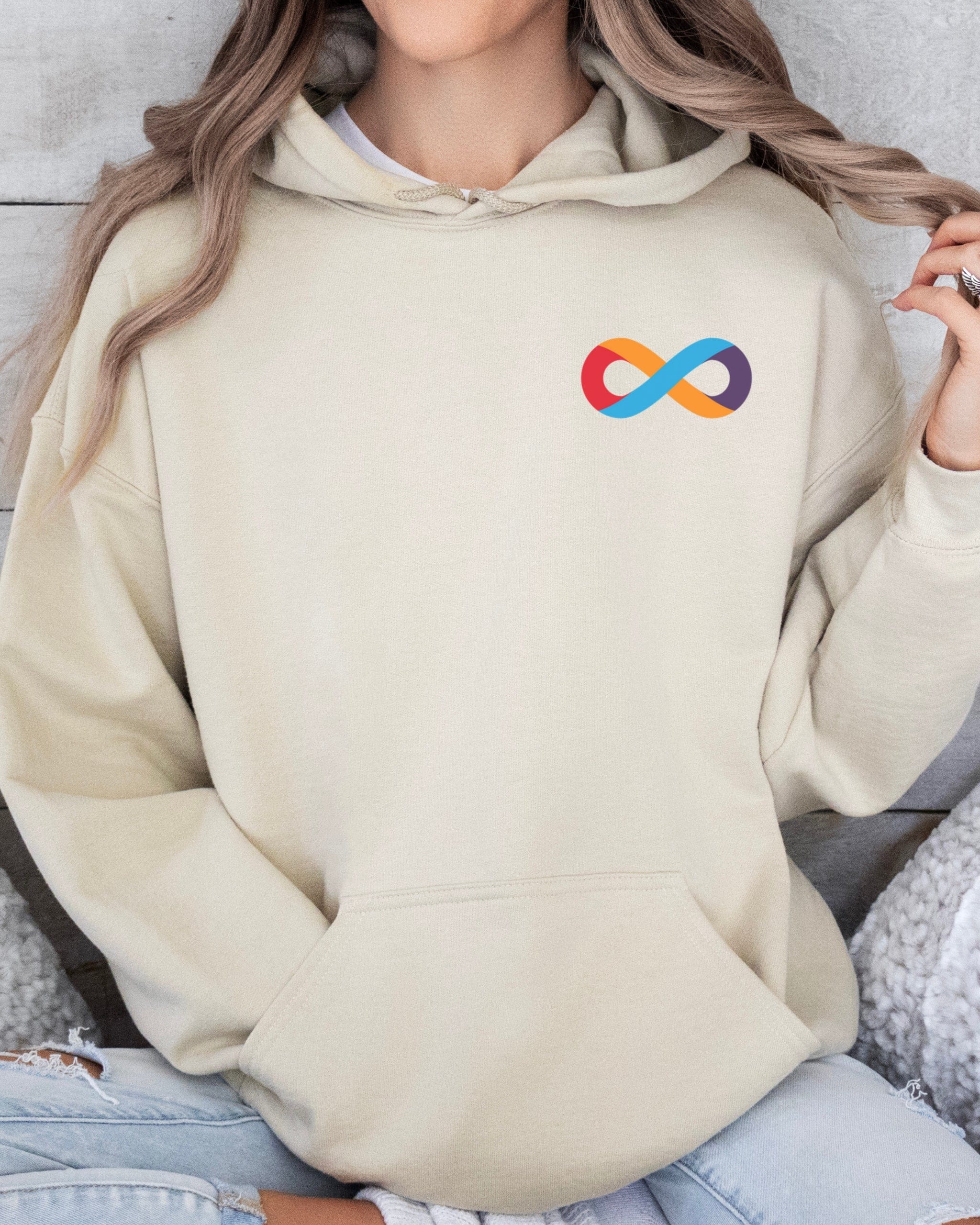 I Love Someone With Autism Hoodie-Neurodiversity, ADHD & Autism Awareness & Acceptance Hoodie by Daily Bloom