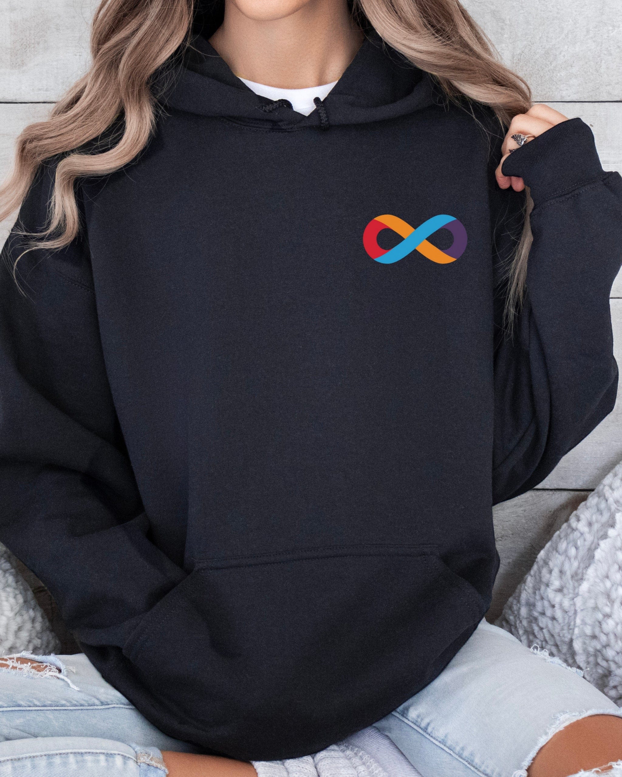 I Love Someone With Autism Hoodie-Neurodiversity, ADHD & Autism Awareness & Acceptance Hoodie by Daily Bloom