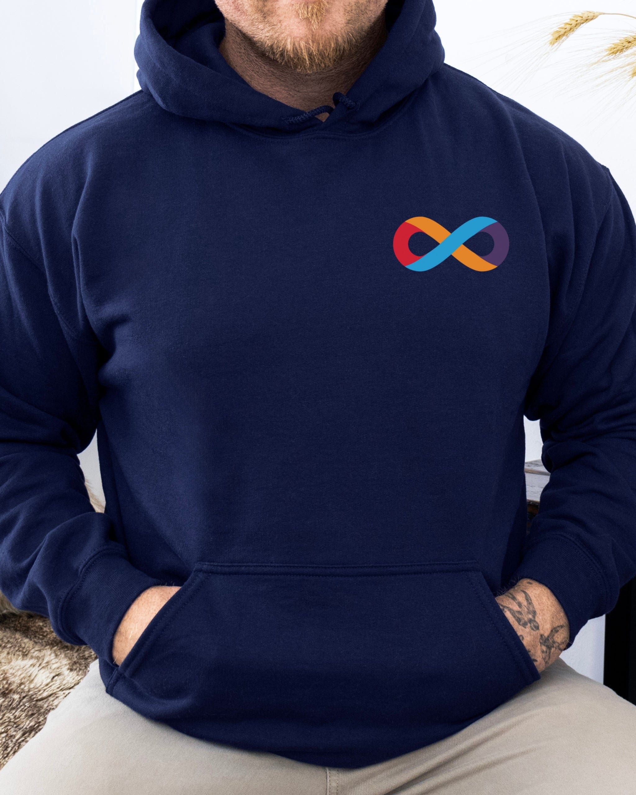 I Love Someone With Autism Hoodie-Neurodiversity, ADHD & Autism Awareness & Acceptance Hoodie by Daily Bloom