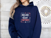 Include Accept Empower Hoodie-Neurodiversity, ADHD & Autism Awareness & Acceptance Hoodie by Daily Bloom