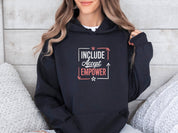 Include Accept Empower Hoodie-Neurodiversity, ADHD & Autism Awareness & Acceptance Hoodie by Daily Bloom