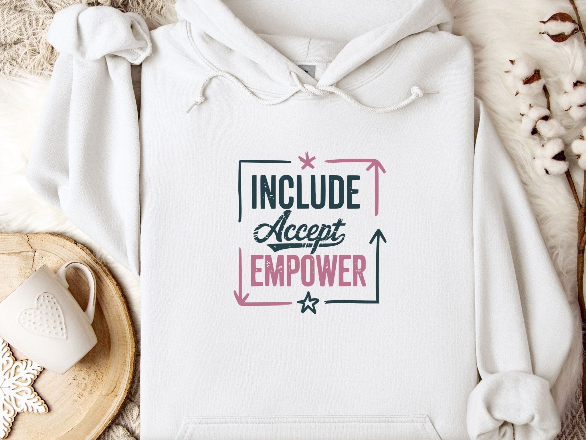 Autism Hoodie - Include Accept Empower Hoodie - Daily Bloom