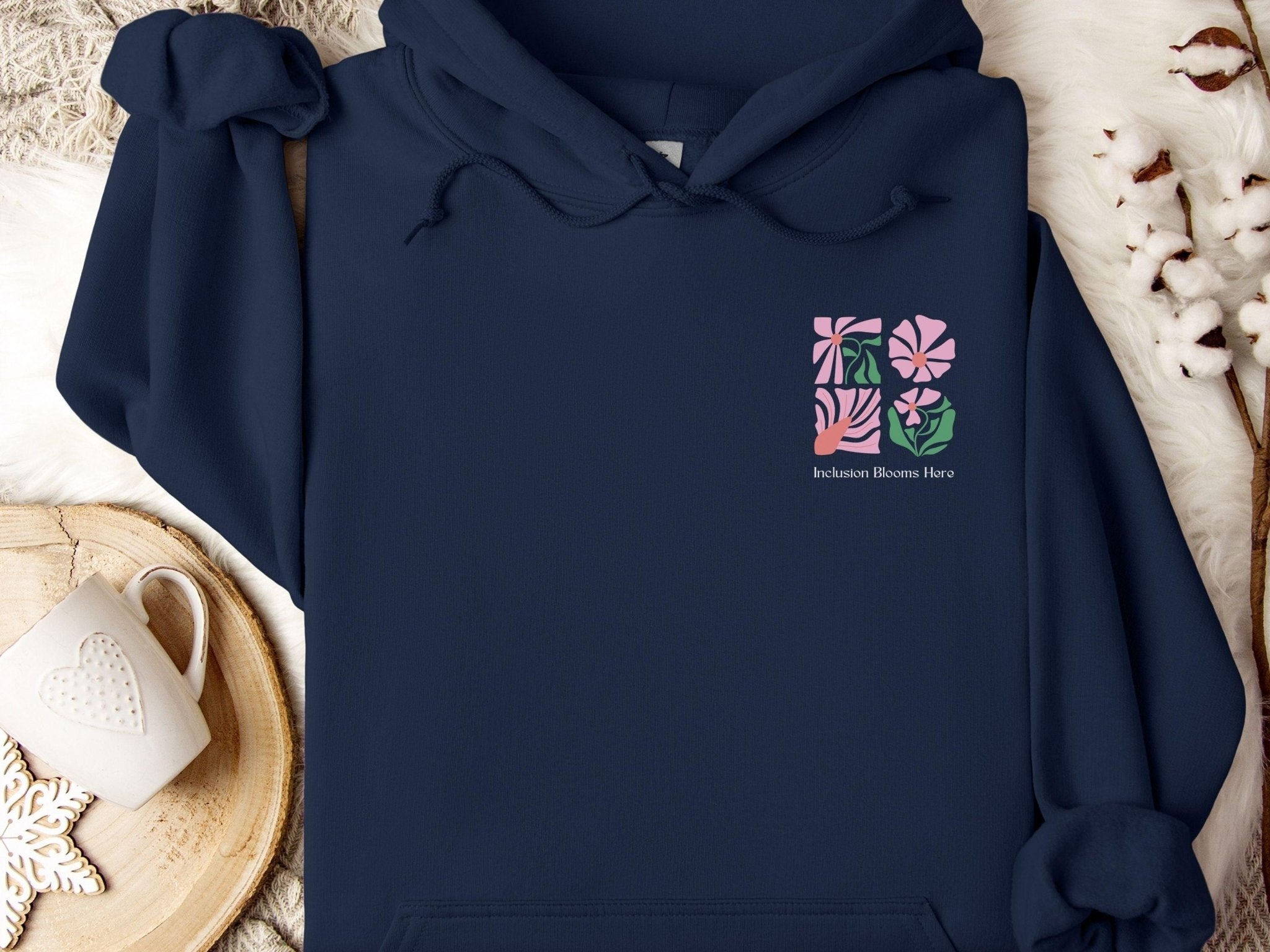 Autism Hoodie - Inclusion Blooms Here Hoodie - Daily Bloom