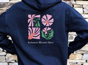 Inclusion Blooms Here Hoodie-Neurodiversity, ADHD & Autism Awareness & Acceptance Hoodie by Daily Bloom