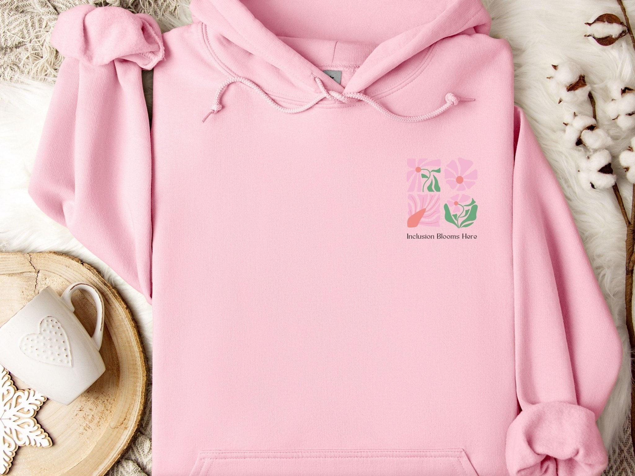 Autism Hoodie - Inclusion Blooms Here Hoodie - Daily Bloom