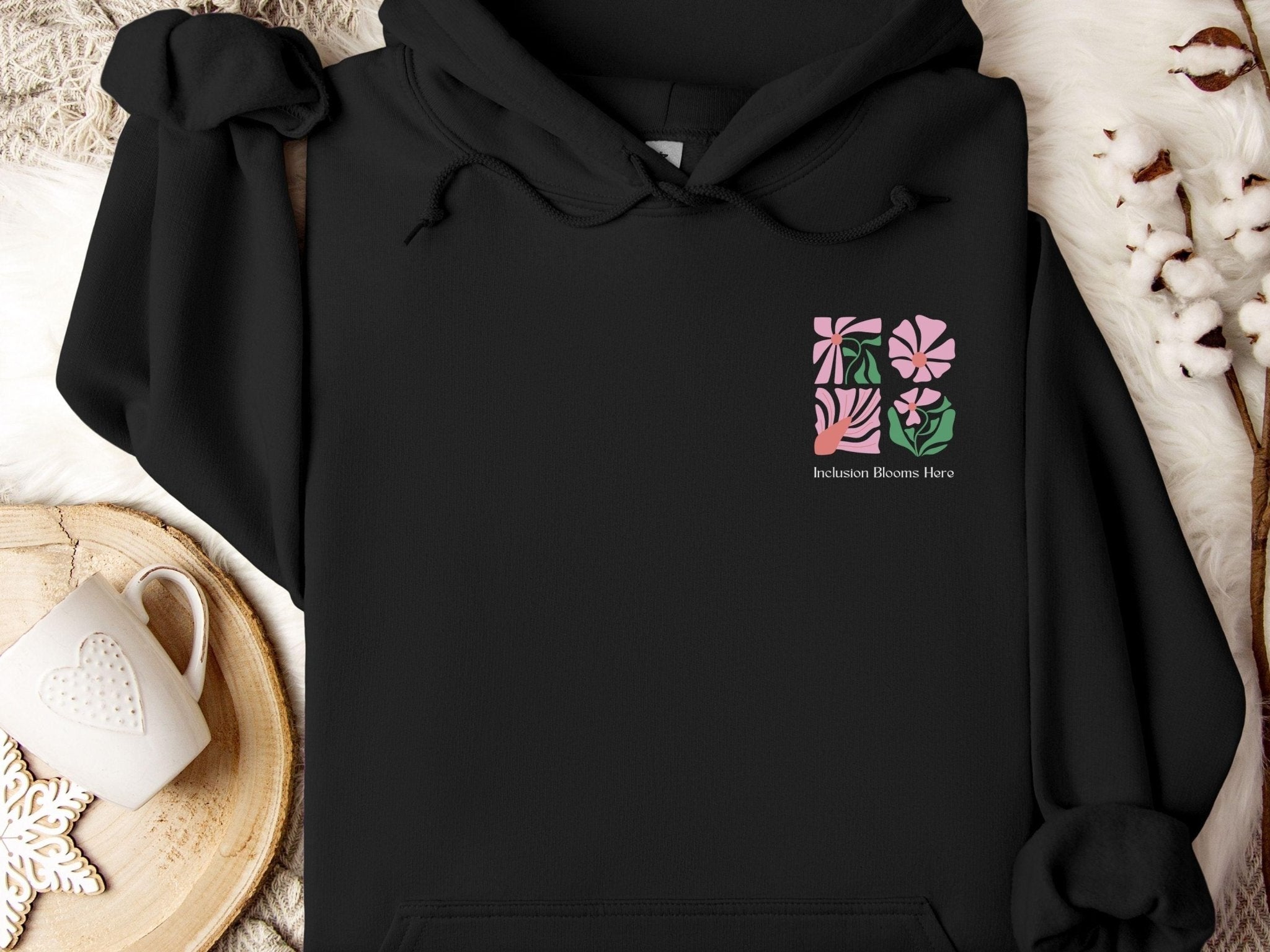 Autism Hoodie - Inclusion Blooms Here Hoodie - Daily Bloom