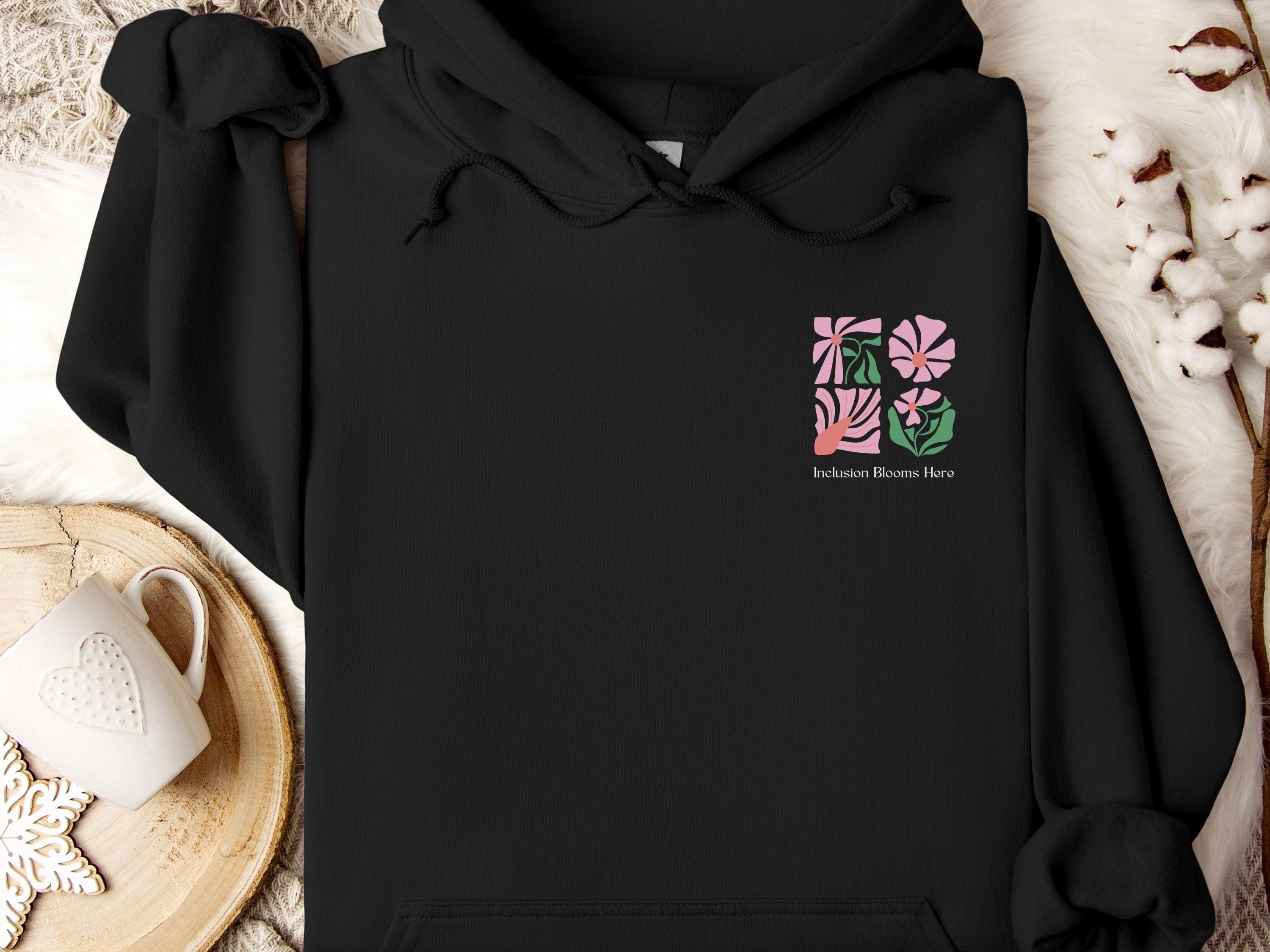 Inclusion Blooms Here Hoodie-Neurodiversity, ADHD & Autism Awareness & Acceptance Hoodie by Daily Bloom