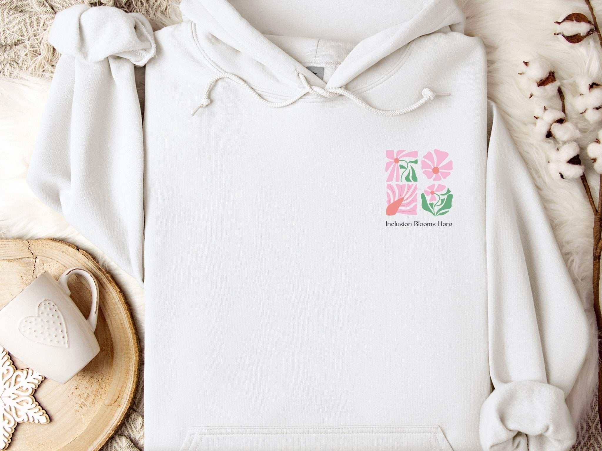Autism Hoodie - Inclusion Blooms Here Hoodie - Daily Bloom