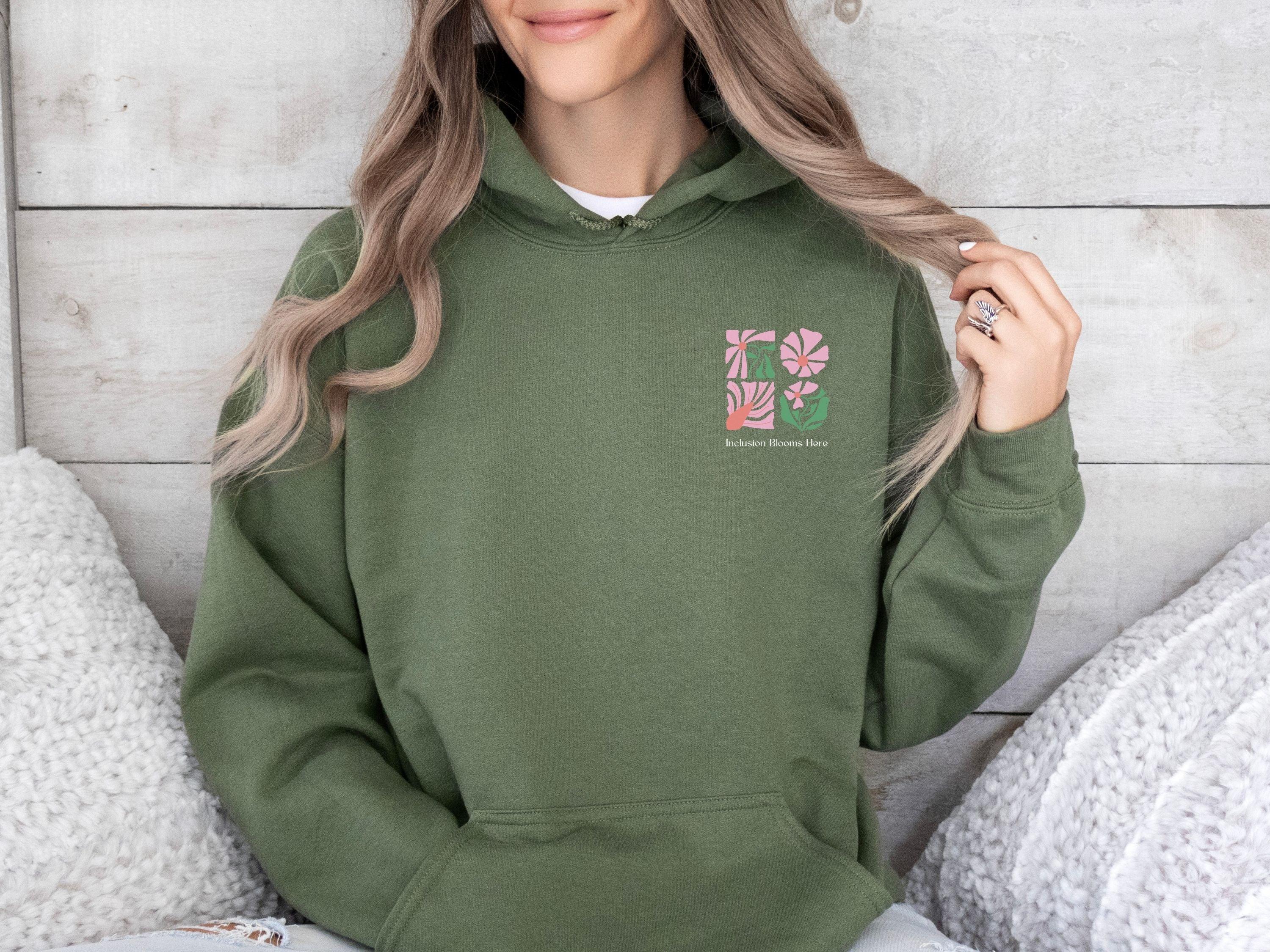 Inclusion Blooms Here Hoodie-Neurodiversity, ADHD & Autism Awareness & Acceptance Hoodie by Daily Bloom