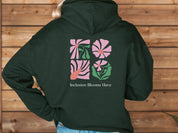 Inclusion Blooms Here Hoodie-Neurodiversity, ADHD & Autism Awareness & Acceptance Hoodie by Daily Bloom