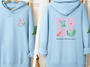 Inclusion Blooms Here Hoodie-Light Blue-Neurodiversity, ADHD & Autism Awareness & Acceptance Hoodie by Daily Bloom
