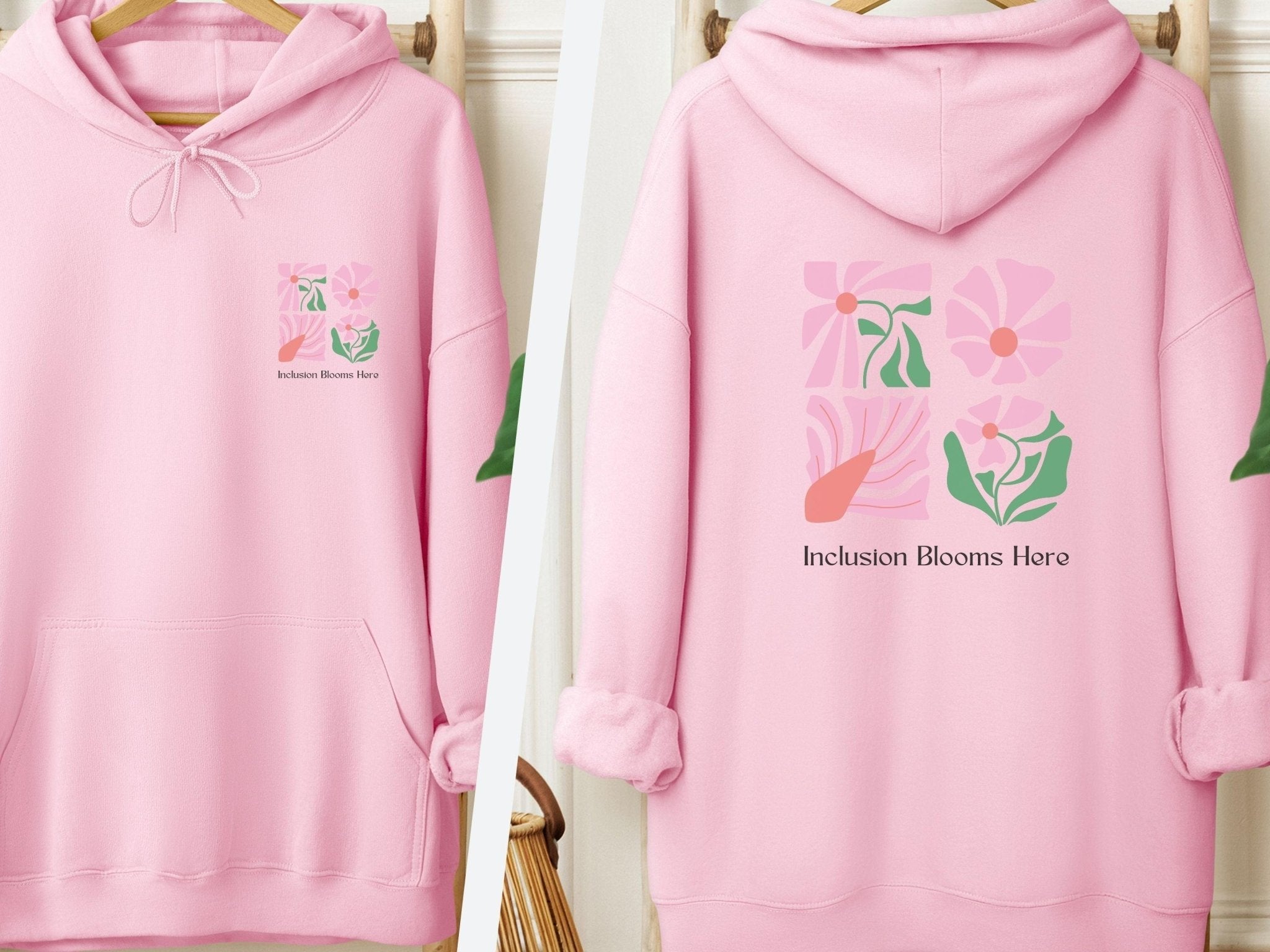 Autism Hoodie - Inclusion Blooms Here Hoodie - Daily Bloom