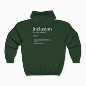 Autism Hoodie By Daily Bloom Inclusion Definition - Southern Style Zip Up Hoodie Forest Green / S
