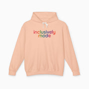 Autism Hoodie By Daily Bloom Inclusively Made Comfort Colors Lightweight Hoodie Peachy / S