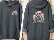 Life Happens Visuals Help Hoodie-Dark Heather-Neurodiversity, ADHD & Autism Awareness & Acceptance Hoodie by Daily Bloom