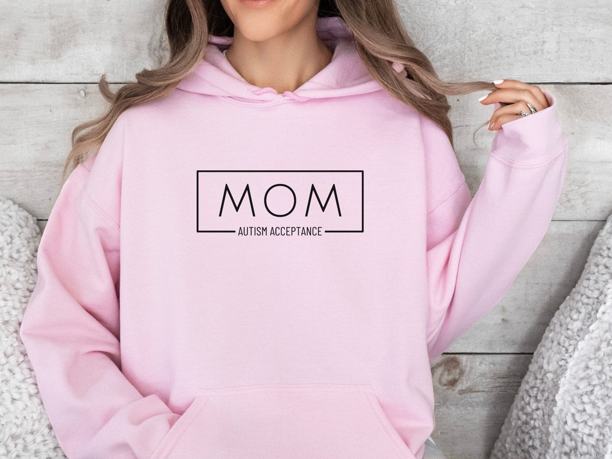 Autism Hoodie - Mom Autism Acceptance Frame Hoodie - Daily Bloom