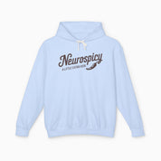 Autism Hoodie By Daily Bloom Neurospicy Comfort Colors Lightweight Hoodie Hydrangea / S