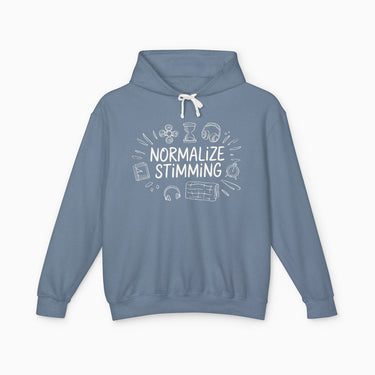 Autism Hoodie - Normalize Stimming Comfort Colors Lightweight Hoodie - Daily Bloom