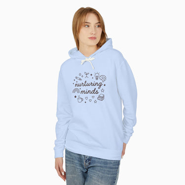 Autism Hoodie - Nurturing Minds Comfort Colors Lightweight Hoodie - Daily Bloom
