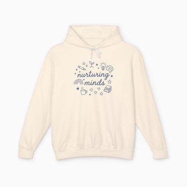 Autism Hoodie - Nurturing Minds Comfort Colors Lightweight Hoodie - Daily Bloom