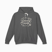 Autism Hoodie By Daily Bloom Nurturing Minds Comfort Colors Lightweight Hoodie Pepper / S