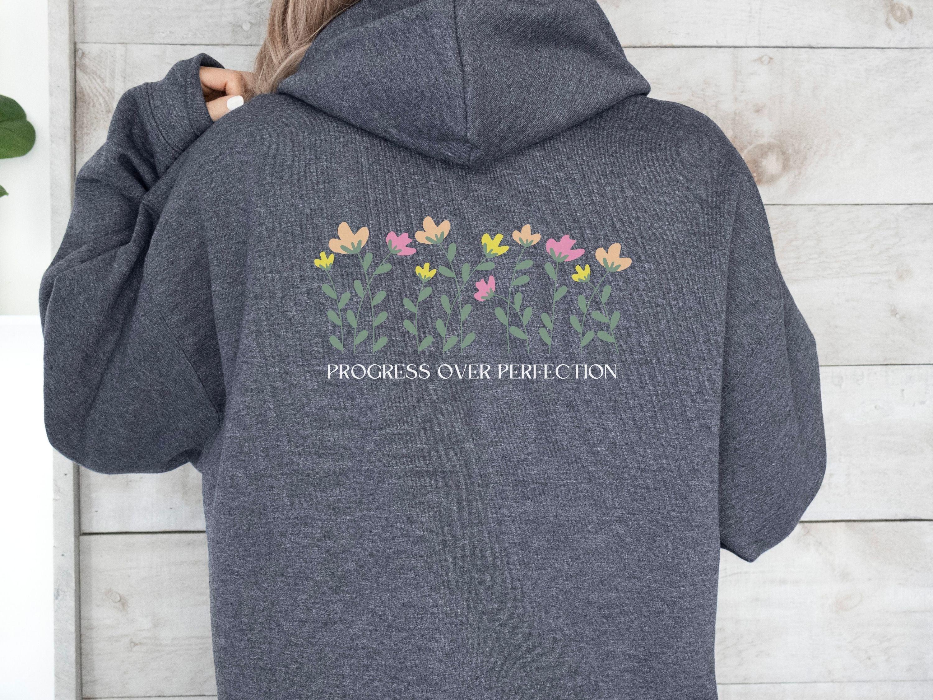 Progress Over Perfection Hoodie-Neurodiversity, ADHD & Autism Awareness & Acceptance Hoodie by Daily Bloom