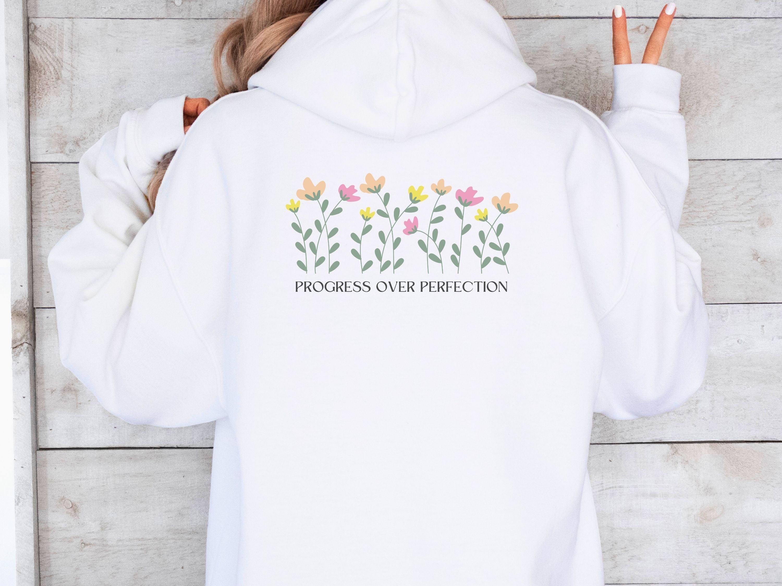 Progress Over Perfection Hoodie-Neurodiversity, ADHD & Autism Awareness & Acceptance Hoodie by Daily Bloom