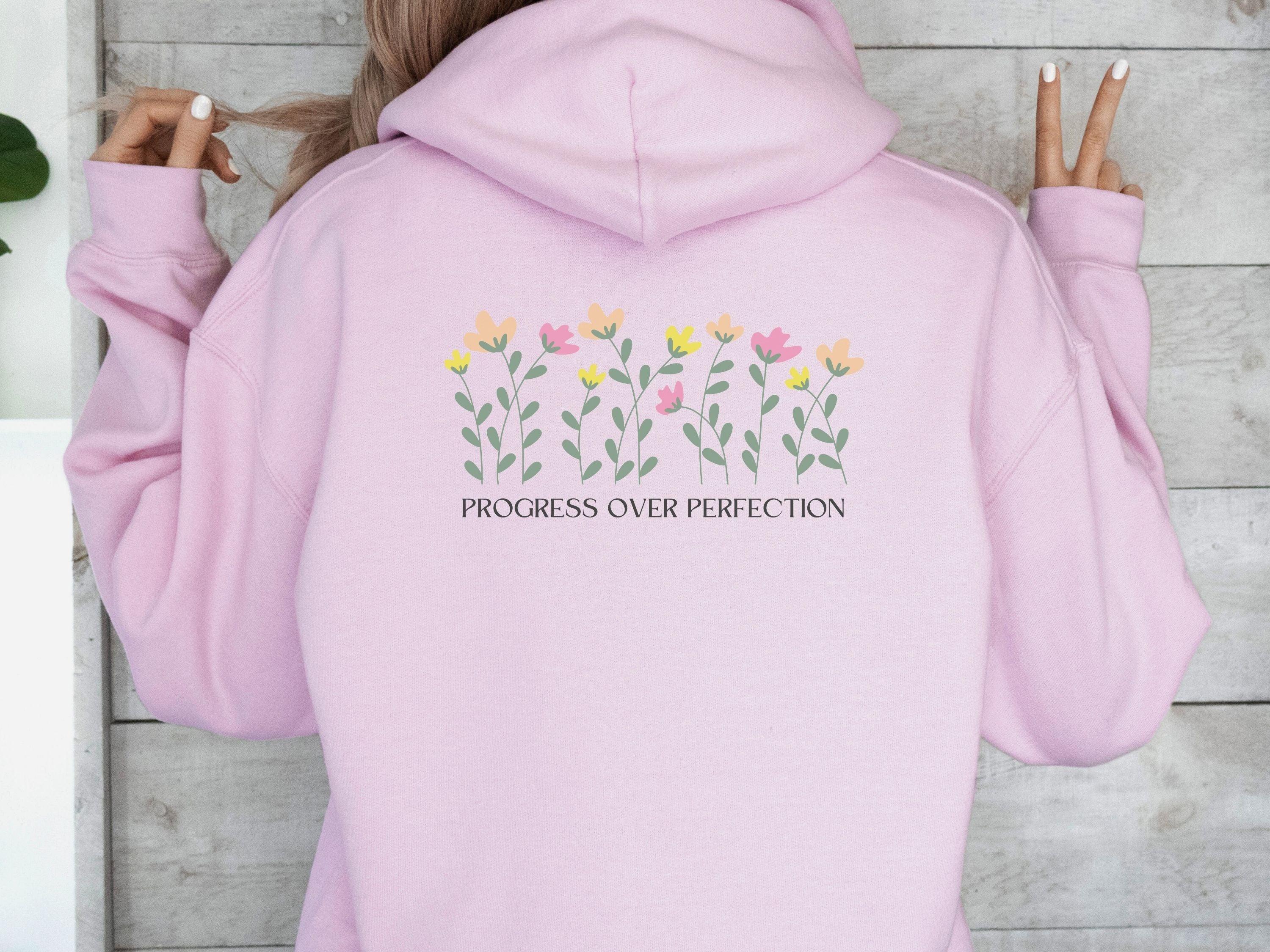 Progress Over Perfection Hoodie-Neurodiversity, ADHD & Autism Awareness & Acceptance Hoodie by Daily Bloom