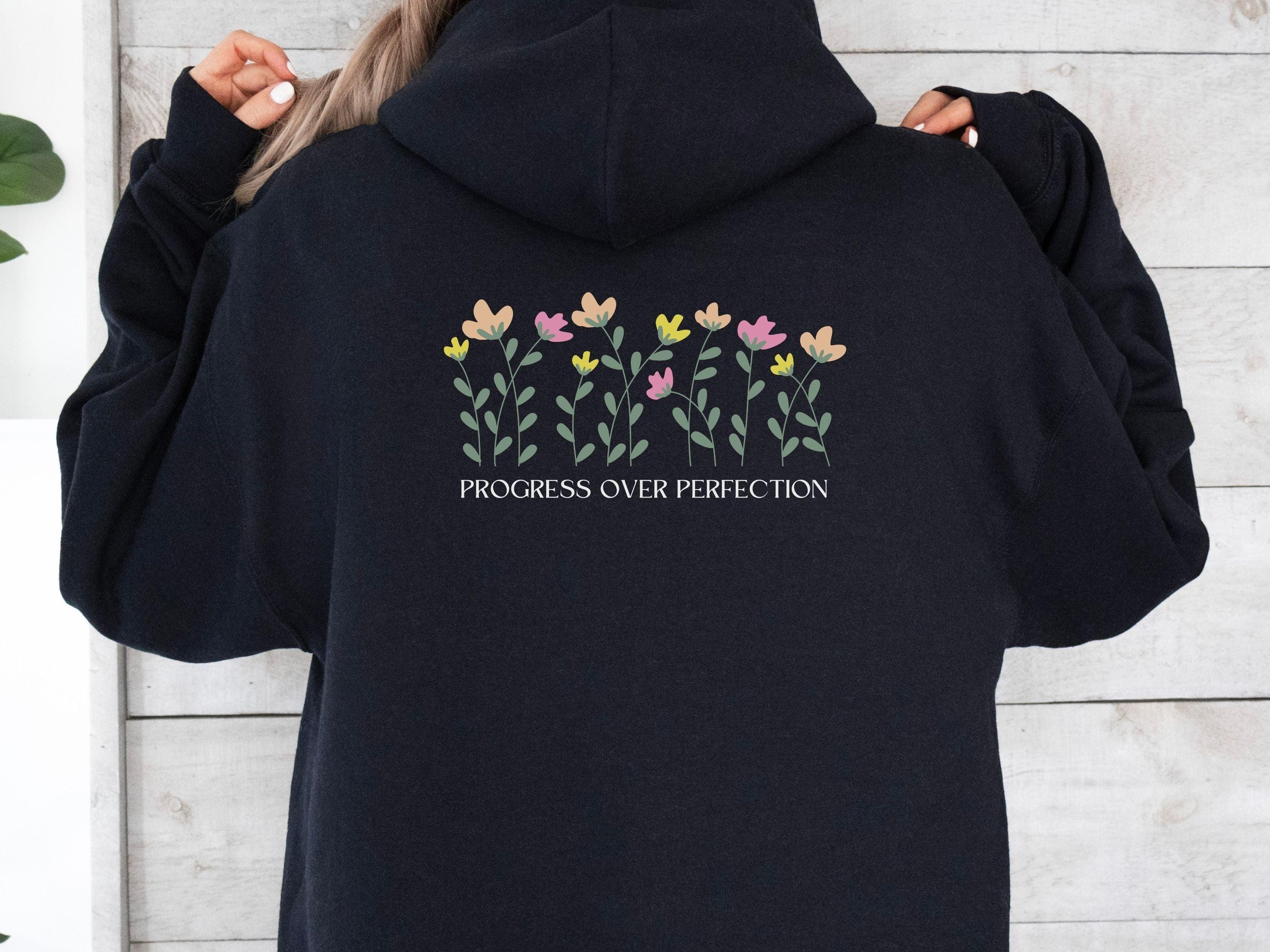 Progress Over Perfection Hoodie-Neurodiversity, ADHD & Autism Awareness & Acceptance Hoodie by Daily Bloom