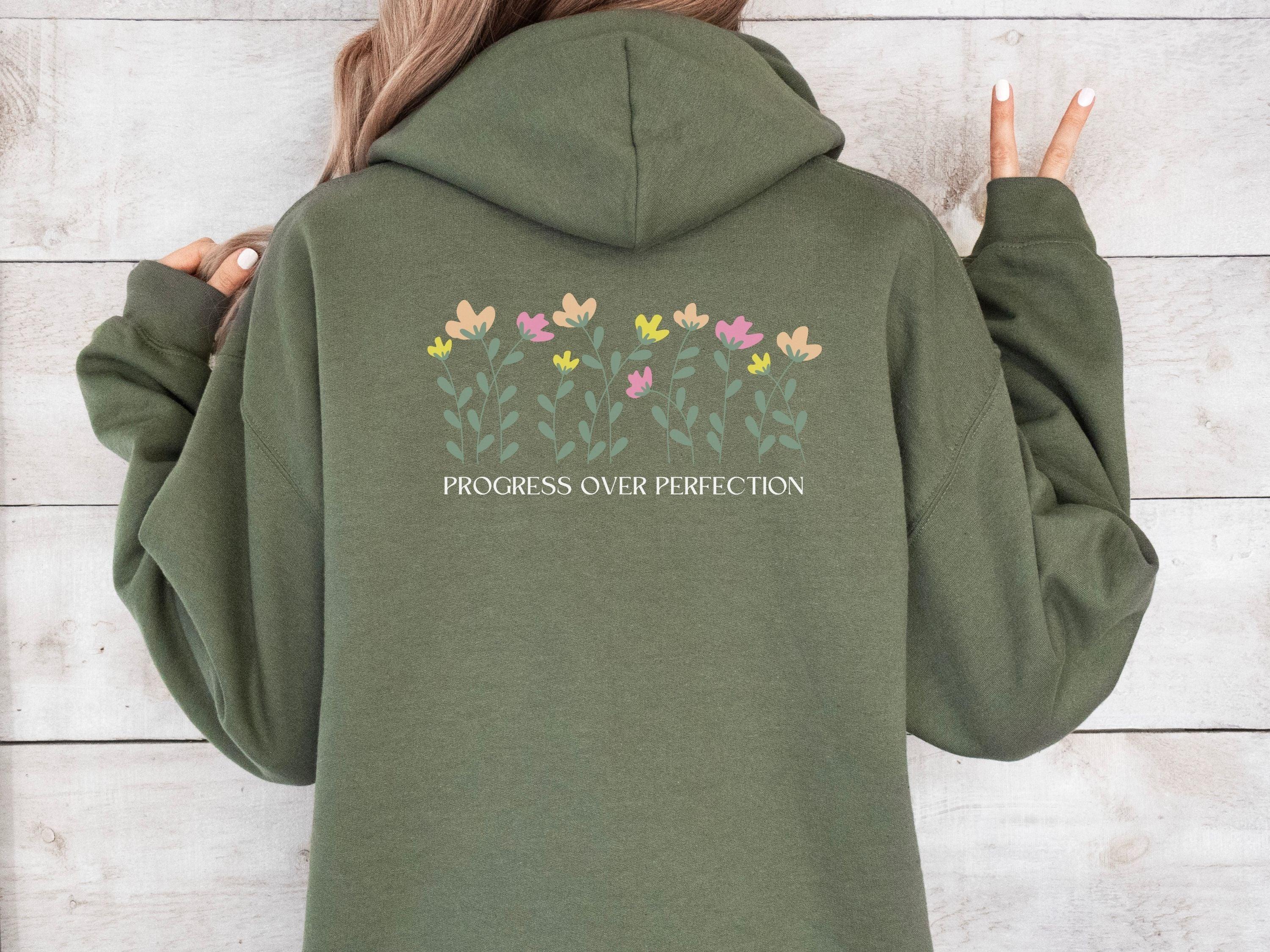 Progress Over Perfection Hoodie-Neurodiversity, ADHD & Autism Awareness & Acceptance Hoodie by Daily Bloom