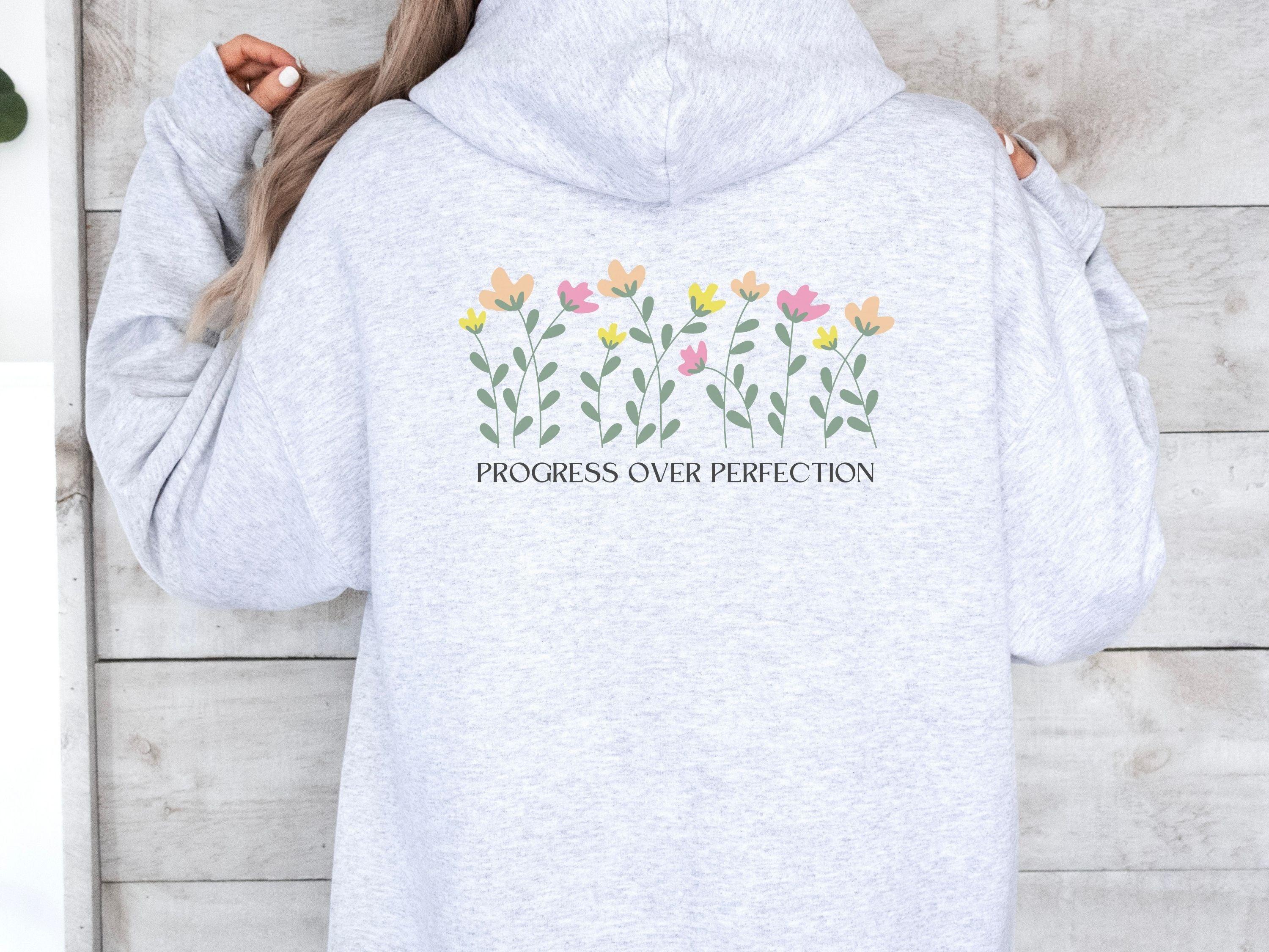 Progress Over Perfection Hoodie-Neurodiversity, ADHD & Autism Awareness & Acceptance Hoodie by Daily Bloom