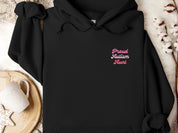 Proud Autism Aunt Hoodie-Black-Neurodiversity, ADHD & Autism Awareness & Acceptance Hoodie by Daily Bloom
